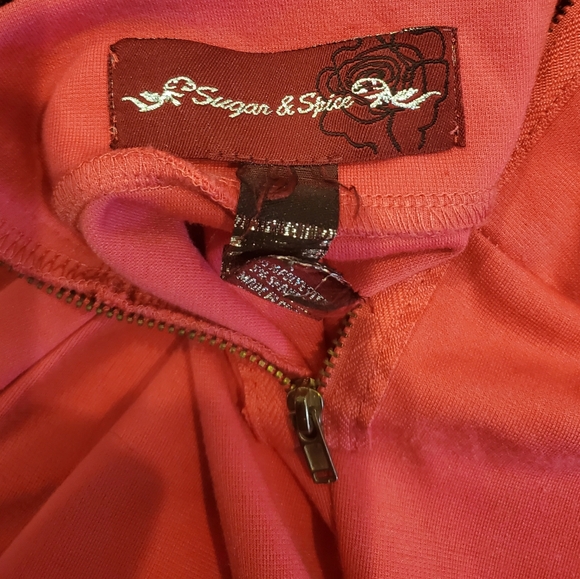 NWOT Sugar & Spice Hot Pink Cut Out Bodycon Dress Sweetheart Neckline - Large - Picture 9 of 9